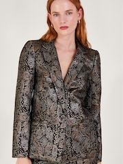 Monsoon Joni Jacquard Black Jacket - Image 1 of 1