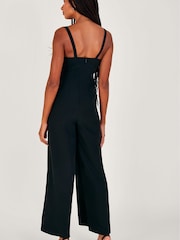 Monsoon Eva Feather Black Jumpsuit - Image 3 of 4