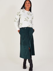 Monsoon Natural Mia Mistletoe Jumper - Image 3 of 5