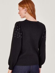 Monsoon Black Bow Betsy Jumper - Image 2 of 5