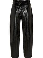 Mint Velvet Black Faux Leather Trousers - Image 4 of 4