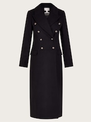 Monsoon Black Double-Breasted Daria Coat - Image 5 of 5