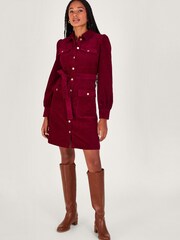 Monsoon Red Paula Utility Dress - Image 1 of 5