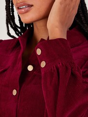 Monsoon Red Paula Utility Dress - Image 3 of 5