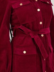 Monsoon Red Paula Utility Dress - Image 5 of 5