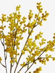 Set of 3 Yellow Artificial Mimosa Stems - Image 2 of 3