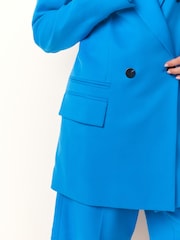 Blue Double Breasted Tailored Blazer - Image 5 of 7