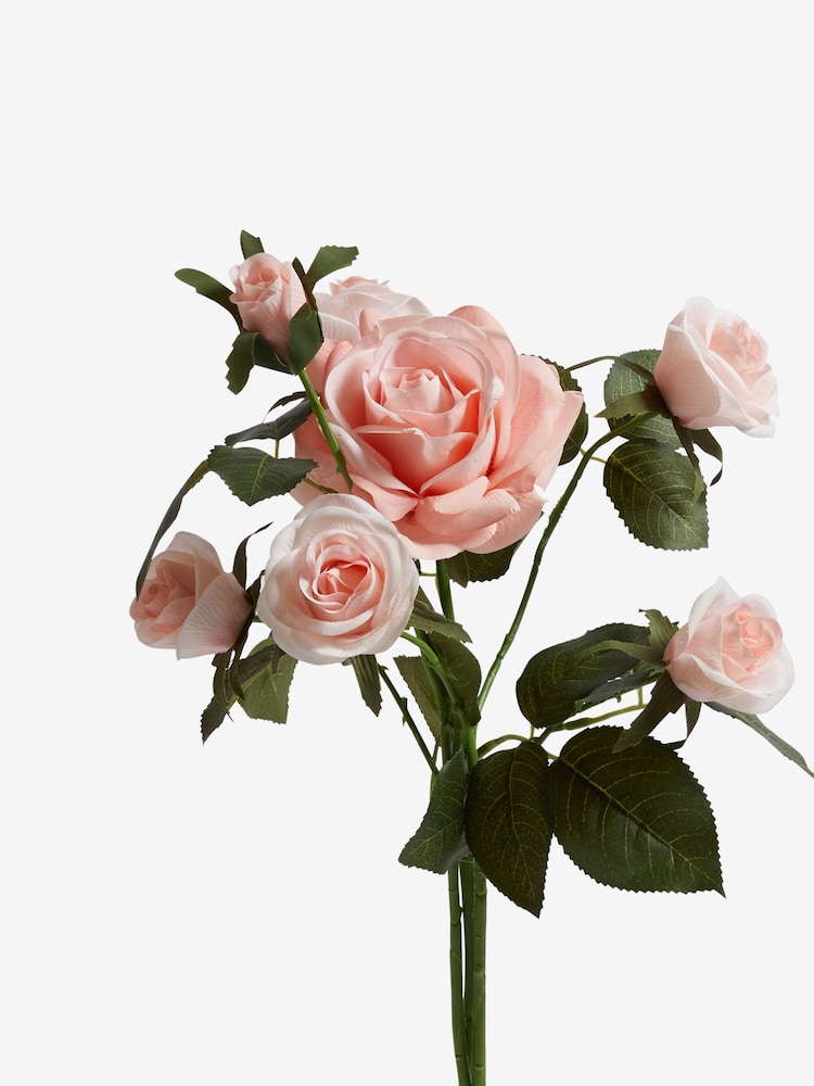 Set de 2 rosas en rama artificiales - Imagen 3 de 3 Set de 2 rosas en rama artificiales - Imagen 3 de 3