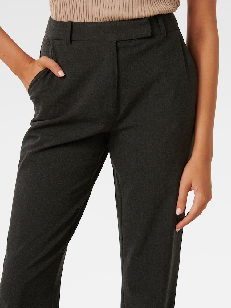 Forever New Black Stacey Petite Slim Straight Leg Trousers - Image 5 of 5