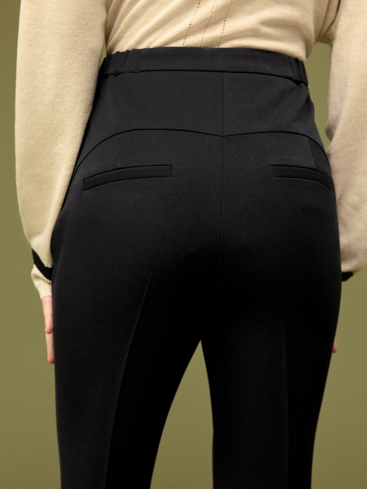Black Tailored Capri Trousers - Image 3 of 6