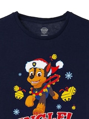 Vanilla Underground Blue Paw Patrol Boys Christmas 100% Cotton T-Shirt - Image 2 of 5