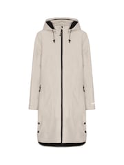Ilse Jacobsen Waterproof A Line Softshell Raincoat - Image 5 of 6