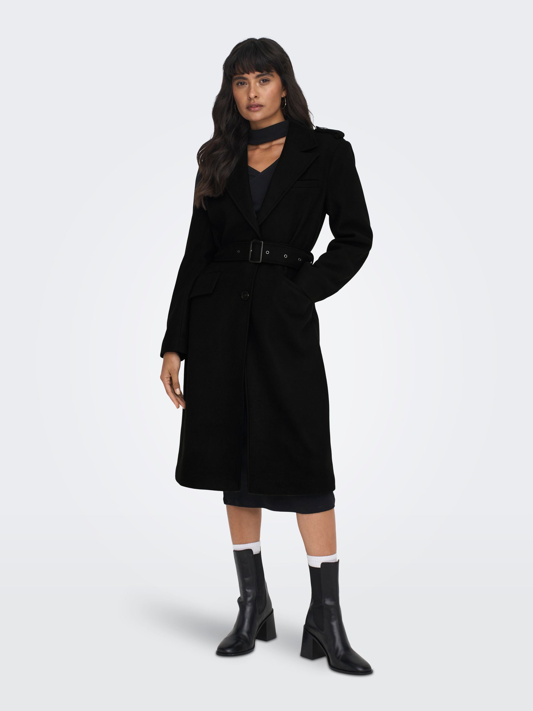 Button front coat shop