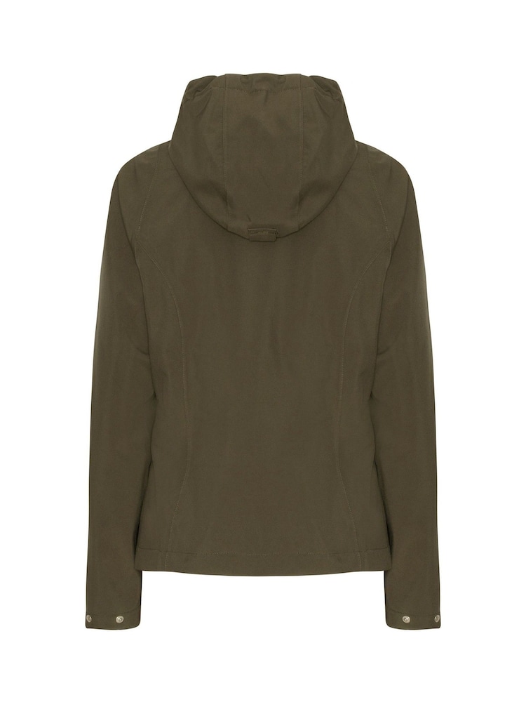Ilse Jacobsen Waterproof Short A Line Softshell Raincoat - Image 4 of 4