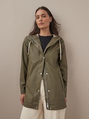 Ilse Jacobsen Straight Fit Lightweight Waterproof Rain Jacket - Image 1 of 7