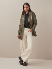 Ilse Jacobsen Straight Fit Lightweight Waterproof Rain Jacket - Image 3 of 7