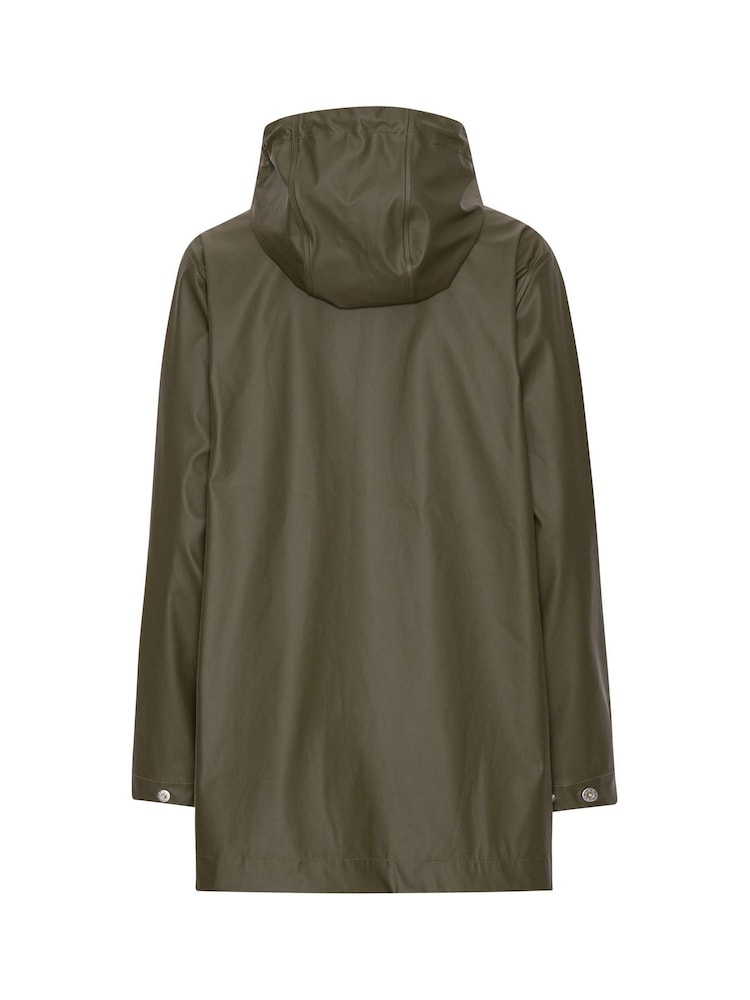 Ilse Jacobsen Straight Fit Lightweight Waterproof Rain Jacket - Image 7 of 7