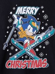 Vanilla Underground Black Sonic Boys Christmas 100% Cotton T-Shirt - Image 5 of 5