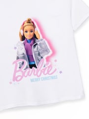 Vanilla Underground White Barbie Girls Christmas 100% Cotton T-Shirt - Image 4 of 5