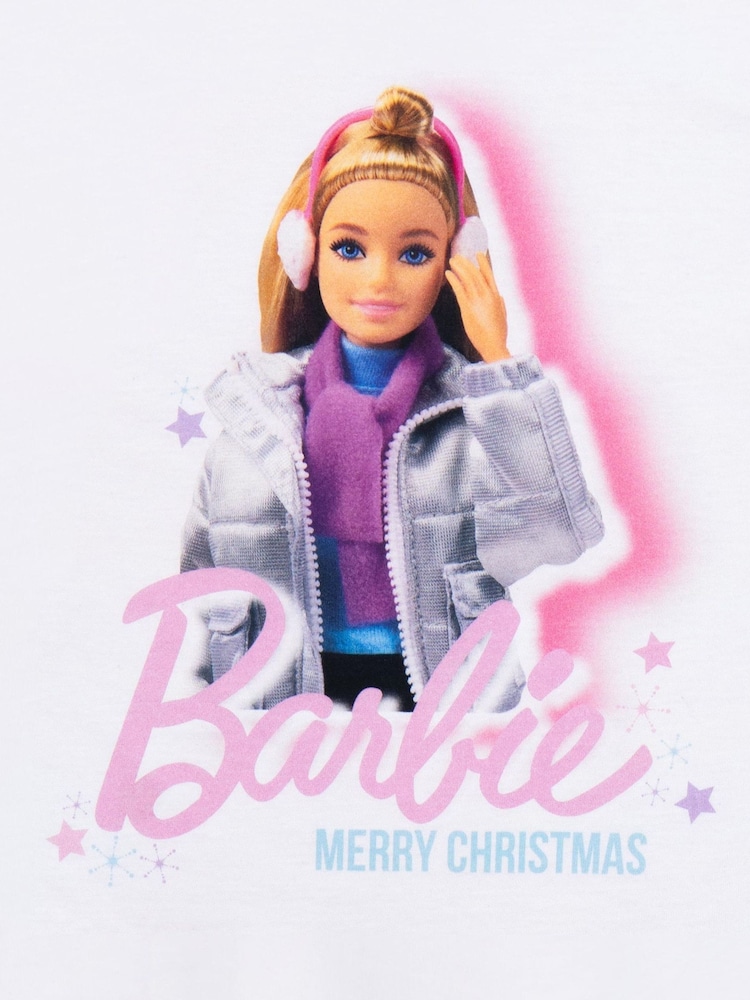 Vanilla Underground White Barbie Girls Christmas 100% Cotton T-Shirt - Image 5 of 5