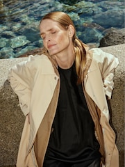 Ilse Jacobsen Waterproof Loose Fit Longline Raincoat - Image 2 of 7