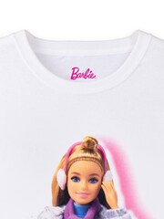 Vanilla Underground White Barbie Ladies Christmas 100% Cotton T-Shirt - Image 3 of 5
