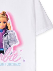 Vanilla Underground White Barbie Ladies Christmas 100% Cotton T-Shirt - Image 4 of 5
