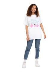 Pusheen blanco - Vanilla Underground Ladies Christmas 100% Cotton T-Shirt - Imagen 2 de 4
