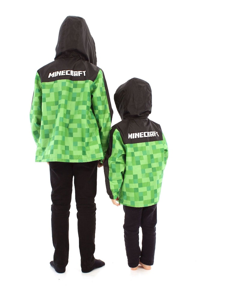 Vanilla Underground Green Minecraft Windbreaker - Image 3 of 5