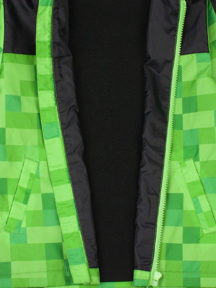 Vanilla Underground Green Minecraft Windbreaker - Image 4 of 5
