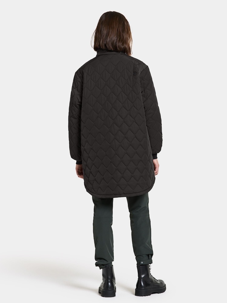 Didriksons Gabbi Black Parka - Image 2 of 4
