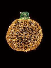 Premier Decorations Ltd 60cm Lit 3D Soft Acrylic Pumpkin Light Sculpture - Image 1 of 1