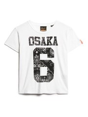 Superdry White Osaka 6 Bandana 90's T-Shirt - Image 4 of 6