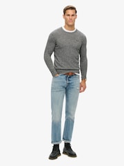 SUPERDRY Grey Essential Crew Jumper - Image 2 of 6