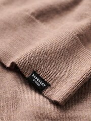 Superdry Brown Merino Knit Dress - Image 5 of 6