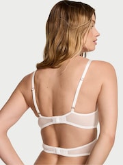 Victoria's Secret White Coconut Longline Boho Floral Bra - Image 2 of 3