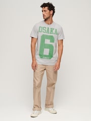 Superdry Grey Osaka 6 Marl Standard T-Shirt - Image 2 of 6