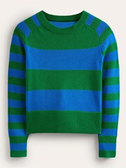 Boden Blue/Green Olivia Merino Jumper - Image 5 of 6