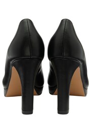 Lotus Black Chrome Round Toe Court Shoes - Image 3 of 4