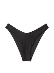 Victoria's Secret Pink Pure Black Brazilian Bikini Bottom - Image 3 of 4