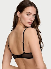 Victoria's Secret Black Unlined Balcony Boho Floral Bra - Image 2 of 3