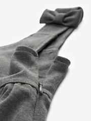 Clarks Grey Girls Frill Ponte School Pinafore Dress - Image 10 of 10