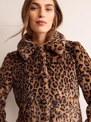 Boden Animal York Faux-Fur Coat - Image 4 of 4