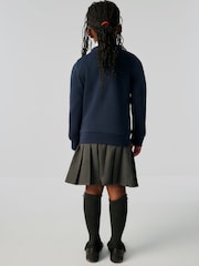 Clarks Navy Girls Bow Sweat School Cardigan - Image 3 of 9