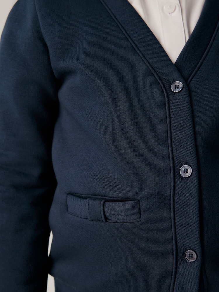 marine - Cardigan Clarks Bow Sweat School fille - Image 4 of 9