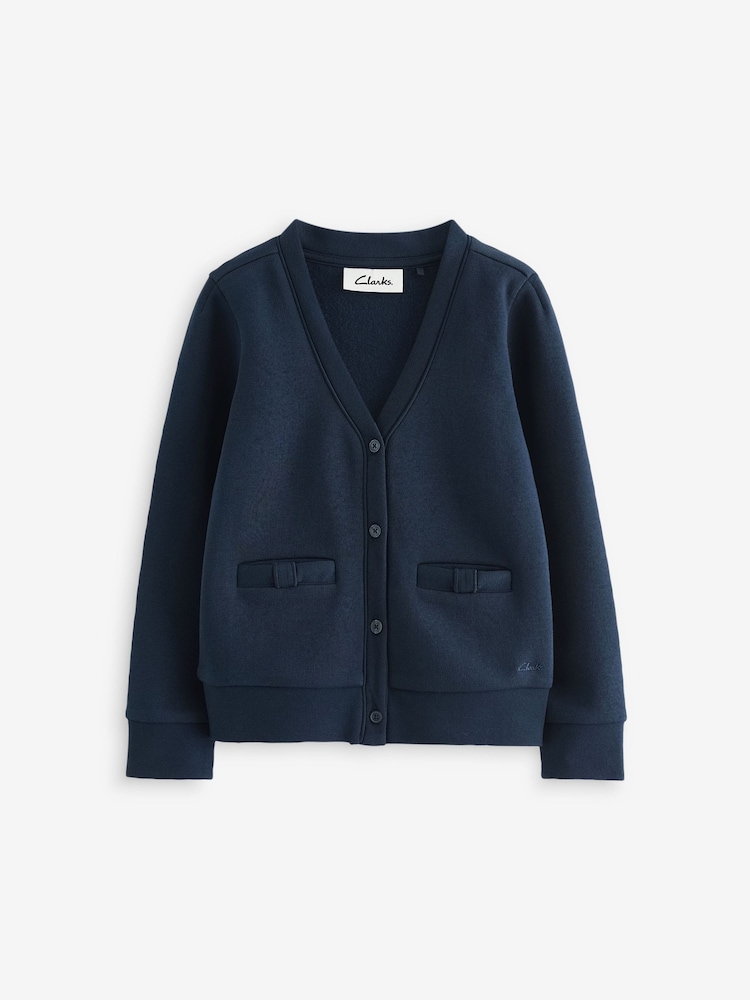 marine - Cardigan Clarks Bow Sweat School fille - Image 7 of 9