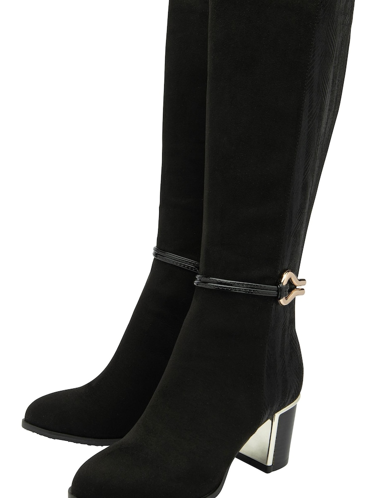 Lotus Black Leg Boots - Image 2 of 4