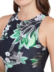Zoggs Hi Front High Coverage One Piece Swimsuit - Image 3 of 7