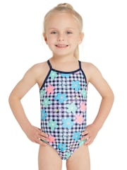 Zoggs Girls Tex Back One Piece Swimsuit - Image 1 of 5