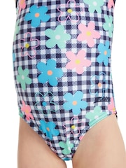 Zoggs Girls Tex Back One Piece Swimsuit - Image 3 of 5
